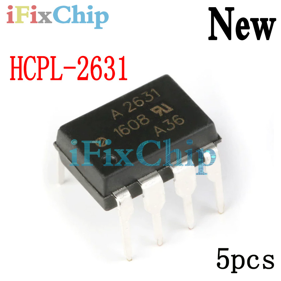 5 ชิ้น HCPL-2631 DIP-8 HCPL2631 A2631 2631 ใหม่