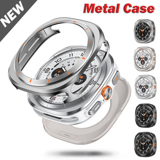 เคสป้องกันสําหรับ Samsung Galaxy Watch 7 Ultra 47 มม.NOScreen Film Hard Metal Cover สําหรับ Galaxy Watch 7 Ultra กันชนอุปกรณ์เสริม