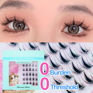 🇹🇭(ร้านไทย)ขนตาปลอมขนตาปลอมพร้อมกาวในตัวchiclashes แบบติดง่า…