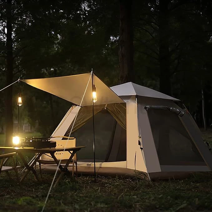เต็นท์สนาม 4-6/6-8 คน Camping Tent กันน้ำ กางอัตโนมัติ thumbnail 7