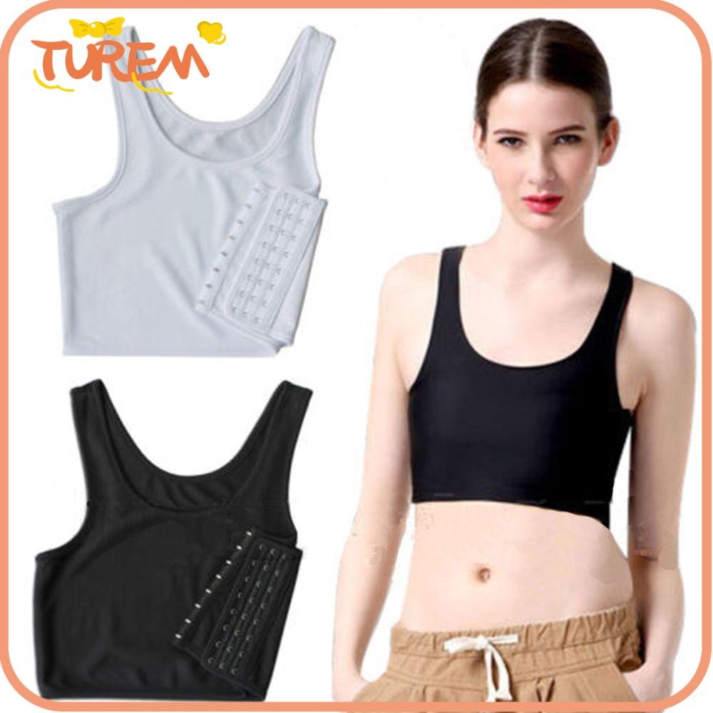 Turem 1 ชิ้น Chest Shaper, Trans เลสเบี้ยนเลสเบี้ยนเสื้อทอม, เสื้อกั๊กแบนเต้านมรัดตัวชุดชั้นใน Breast Binder