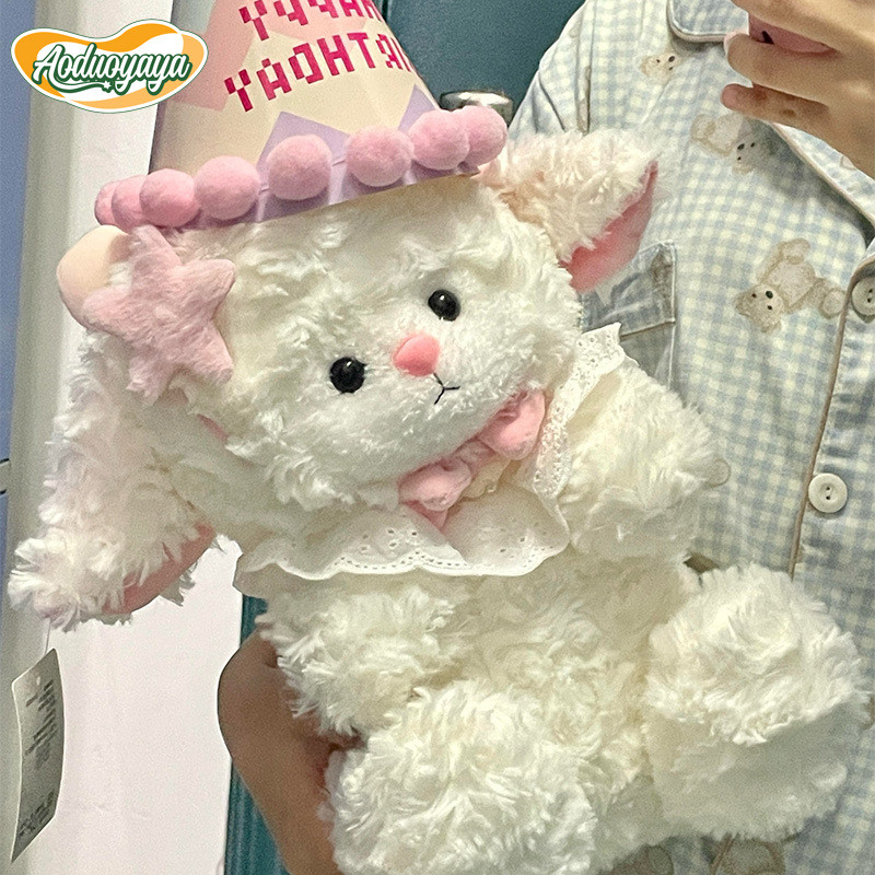 Aoduoyaya ตุ๊กตาแกะ  ของขวัญวันเกิดสุดนุ่มสำหรับสาว ๆ ตุ๊กตาของเล่น น่ารักของขวัญวันเกิด
