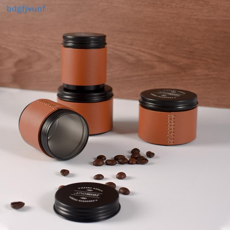 BDGF แบบพกพาเมล็ดกาแฟโถเก็บอลูมิเนียมกาแฟถังปิดผนึกกลางแจ้งตั้งแคมป์เมล็ดกาแฟชาภาชนะเก็บ ไทย