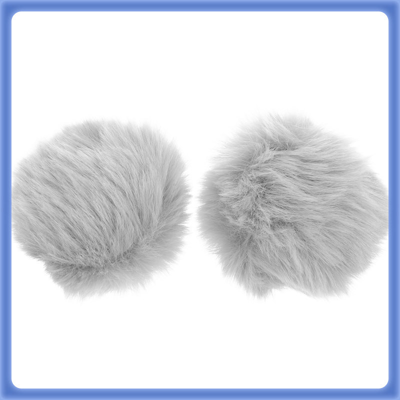 คลิปติดหางกระต่าย 2 ชิ้น ลูกบอลนุ่มฟู สำหรับเครื่องแต่งกายผู้หญิง