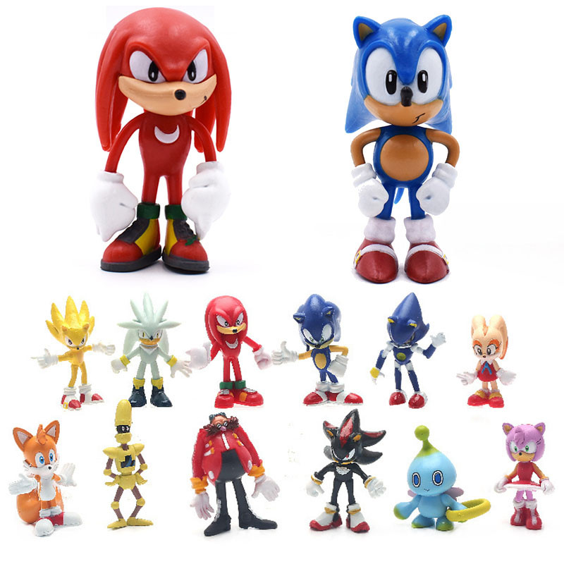 7 ซม. Sonic Action Figure Sonic The Hedgehog Series ของเล่นตกแต่ง