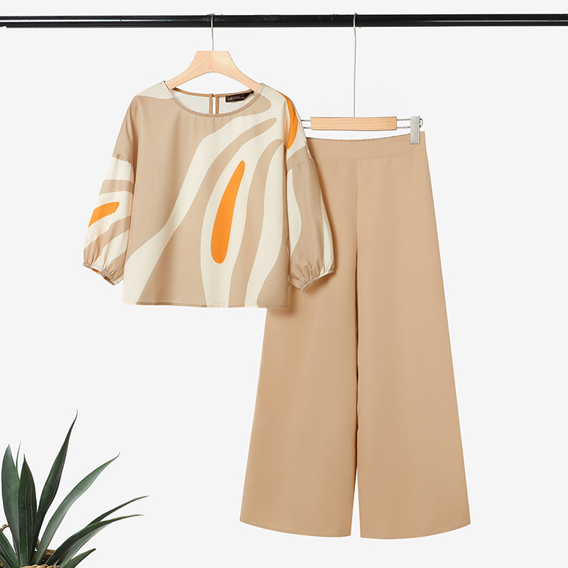 ZANZEA ซานเซีย ชุดลำลองผู้หญิง แขน3/4 ยืดหยุ่น ทรงกว้าง มีกระเป๋า - รูปที่ 4