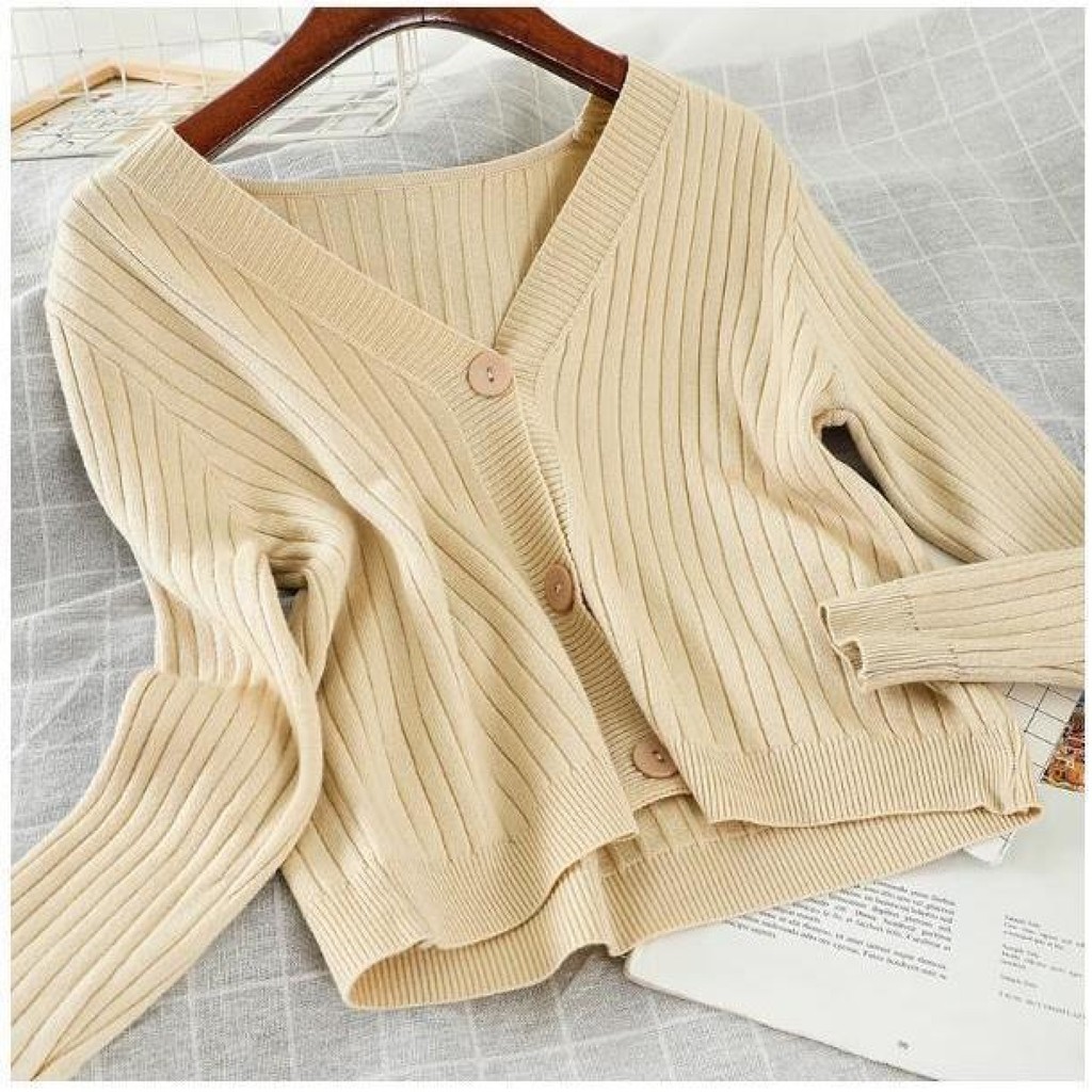 พร้อมส่ง ผ้าดีเว่อร์ เสื้อคลุมคาร์ดิแกน ทอร่องใหญ่ เสื้อไหมพรม นุ่มนิ่ม ✨arkansas222.th✨