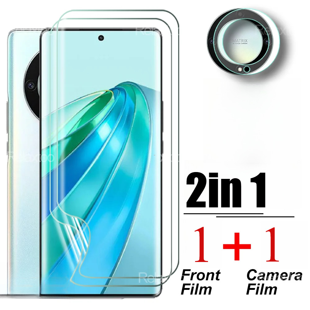 ฟิล์มไฮโดรเจลด้านหน้าสําหรับ Honor 400 X60 X60i X9c GT Power Lite Pro สมาร์ท 5G HD เลนส์กล้องกระจกป้
