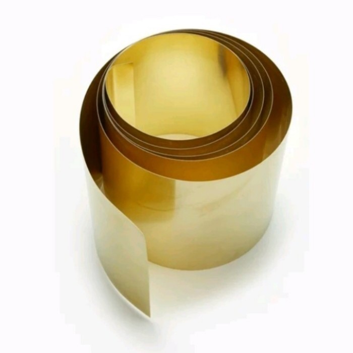 แผ่นทองเหลือง 0.1มม. x 365มม. x 1200มม