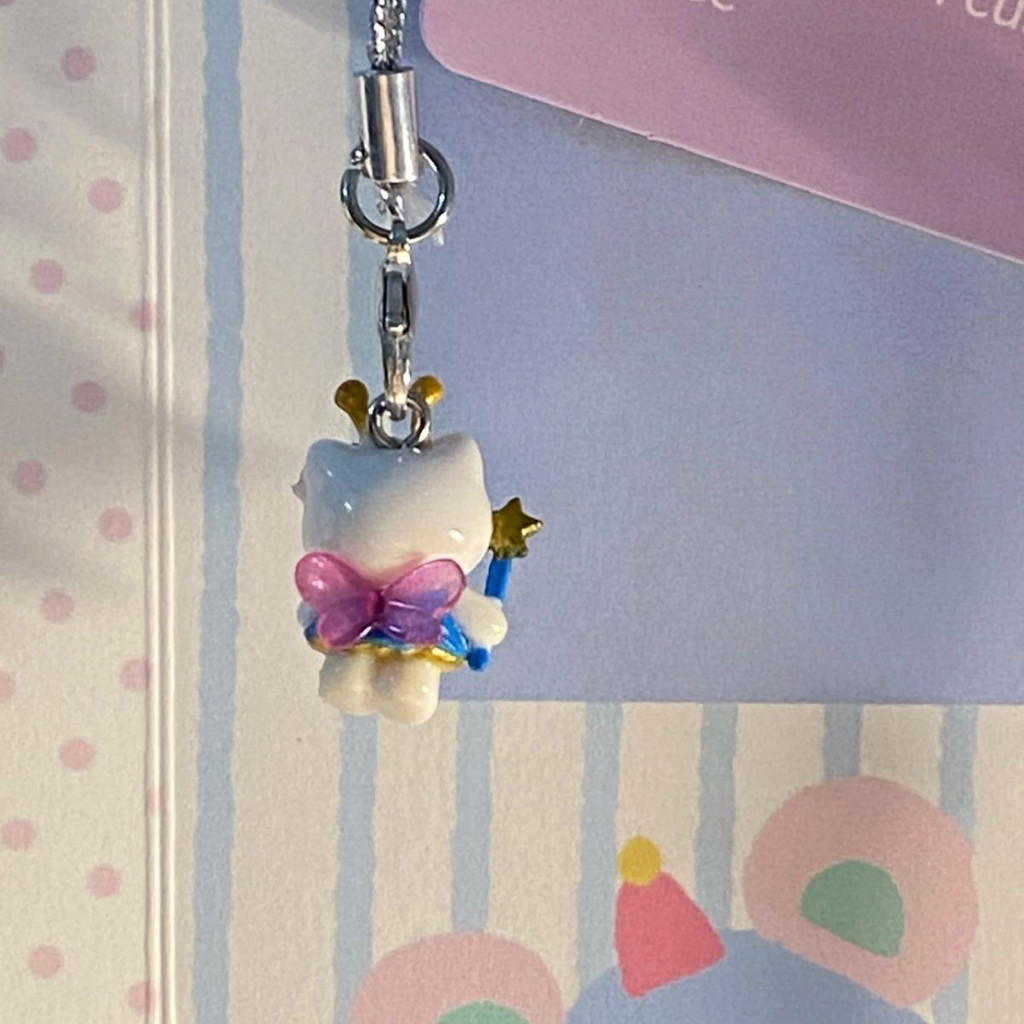 สายคล้องโทรศัพท์มือถือ CCD การ์ดกล้องหนังสือพวงกุญแจจี้ HelloKitty น่ารัก KT Magic Wand กระเป๋าพวงกุญแจการ์ตูน