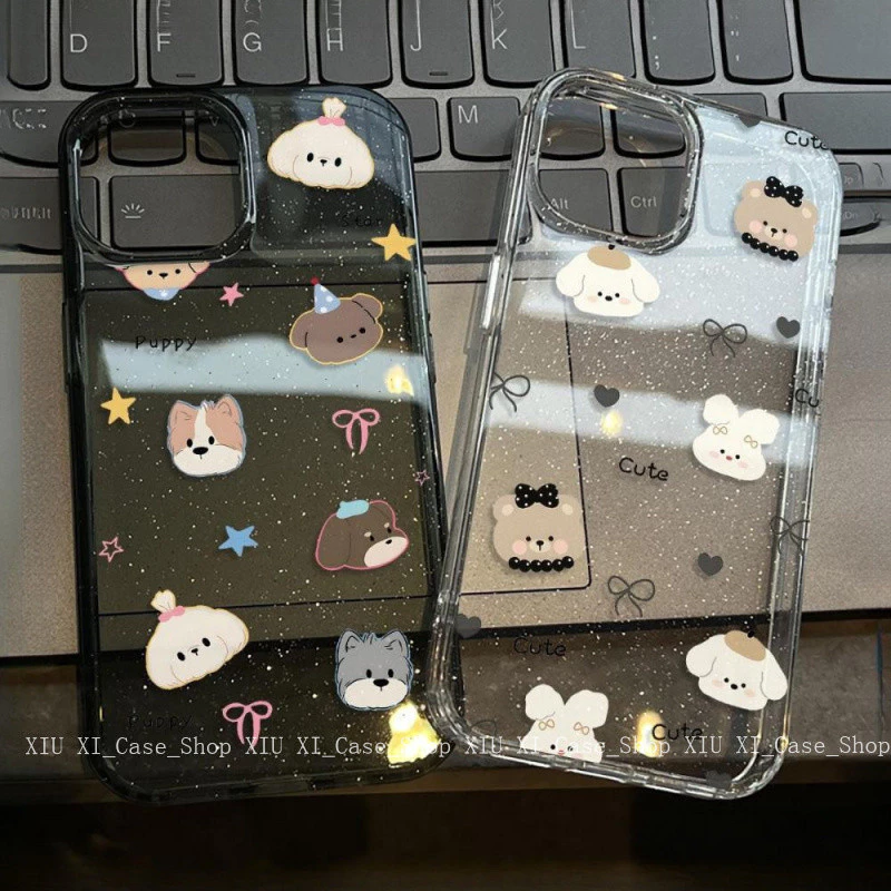 💌 Bov💌เคสไอโฟน เข้ากันได้กับ iPhone 17PROMAX 15ProMax 14 13 iPhone 12 11 XSMAX X XR 7Plus กรณีนุ่มน่ารัก-HLGTSF12