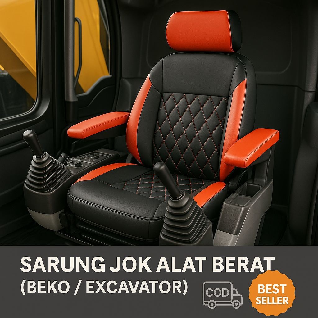 ผ้าคลุมเบาะอุปกรณ์หนักผ้าคลุมเบาะ Hitachi Kobelco Komatsu Sany Volvo Hyundai Liugong Cat Beko