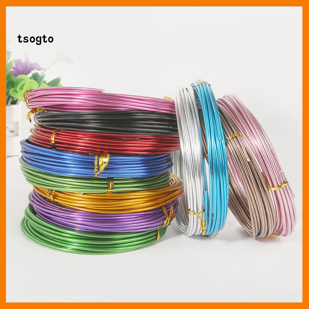 [TS] 1 ม้วนหัตถกรรม Bezel Wire Lustrous Electroplate โลหะยืดหยุ่น DIY สร้อยข้อมือสร้อยคอทําลวดสําหรั