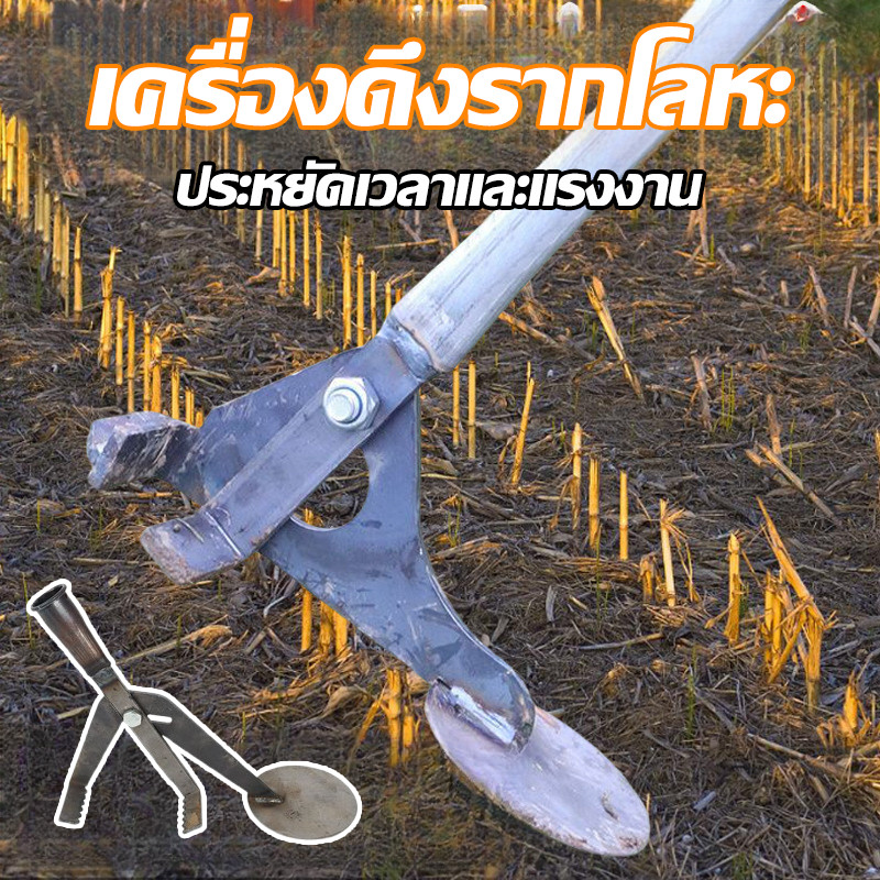 เครื่องดึงรากโลหะ อเนกประสงค์ ดึงรากได้โดยตรง ื่เครื่องมือดึงเสา องมือย้ายต้นไม้ ไม่ต้องตัดราก