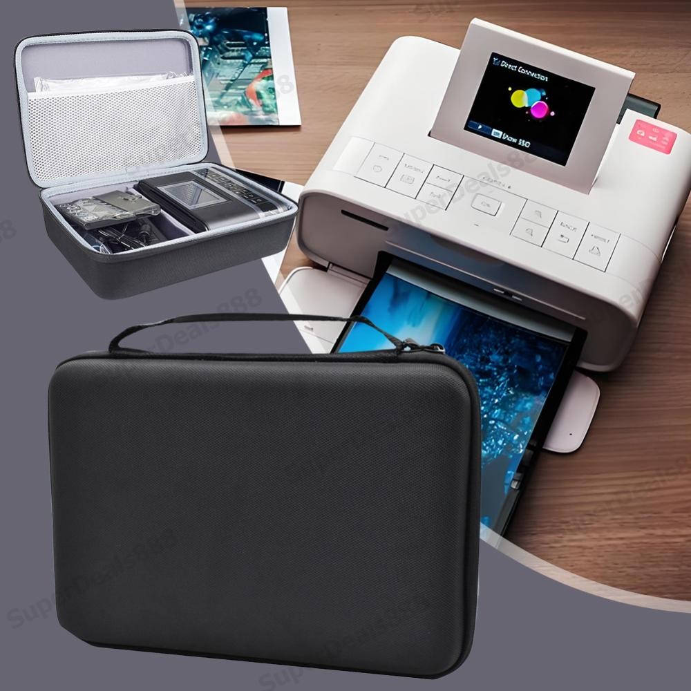 กันกระแทก Hard Carrying Case ไร้สายขนาดกะทัดรัดสีเครื่องพิมพ์ภาพกระเป๋าเดินทางป้องกันกระเป๋าถือสําหร