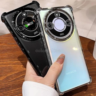 X9C 5G สีปลอกใสสําหรับ Honor X9C สมาร์ท HonorX9C X9d X6C HonorX7d 4G 5G Electroplate โปร่งใส TPU เคสโทรศัพท์กันกระแทกปลอกป้องกัน Anti-fall Soft ฝาหลัง