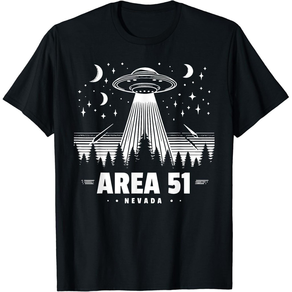 Area 51 Nevada Ufo Alien Storm Area 51 ของขวัญ Tee เสื้อยืด Unisex