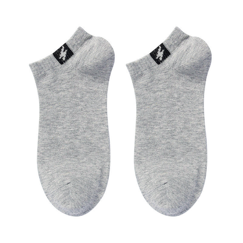 ส่งจากกรุงเทพฯ| แฟชั่นเด็กถุงเท้าข้อเท้าสีทึบสบายสีดําสีขาวสีเทาถุงเท้าสั้นสําหรับเด็กผู้หญิง1-8ย - รูปที่ 7