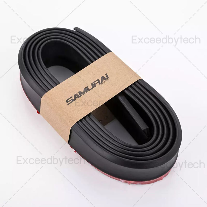 Alithai Samurai ลิ้นยางกันกระแทก ลิ้นยางซามูไร กาว 3M สีดำ ยาง EPDM แท้100% ความยาว 2.5 เมตร สีดำ BL