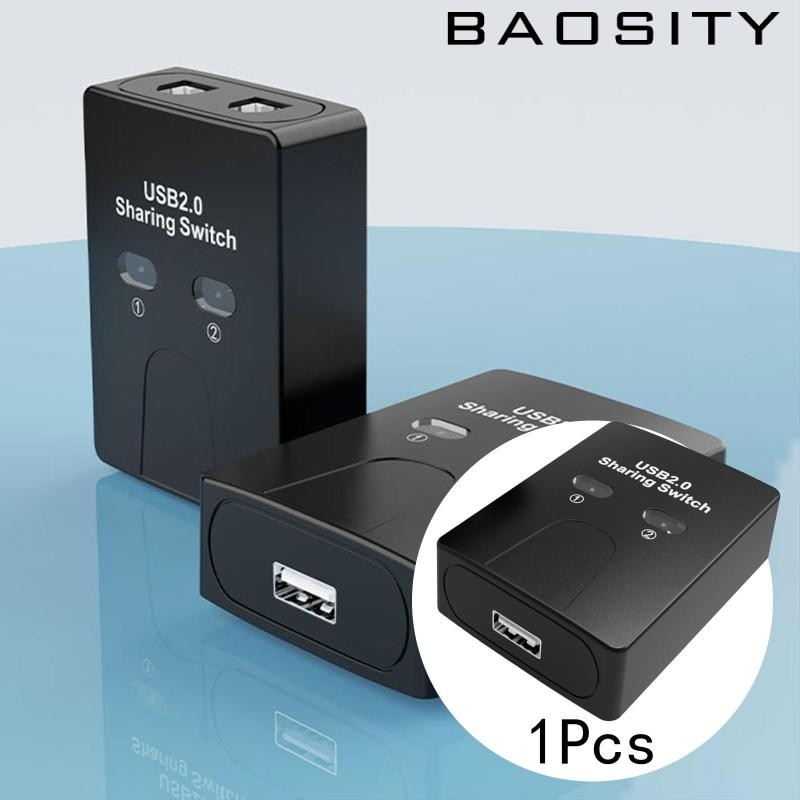 [Baosity] Printer Sharing Switch Selector 2 in 1 Share 2 คอมพิวเตอร์พร้อมสวิตช์ปุ่ม Plug and Play Switcher สําหรับคีย์บอร์ดพีซี ราคา ถูกที่สุด ดีลบีเคเค แกลเลอรีภาพที่ 2