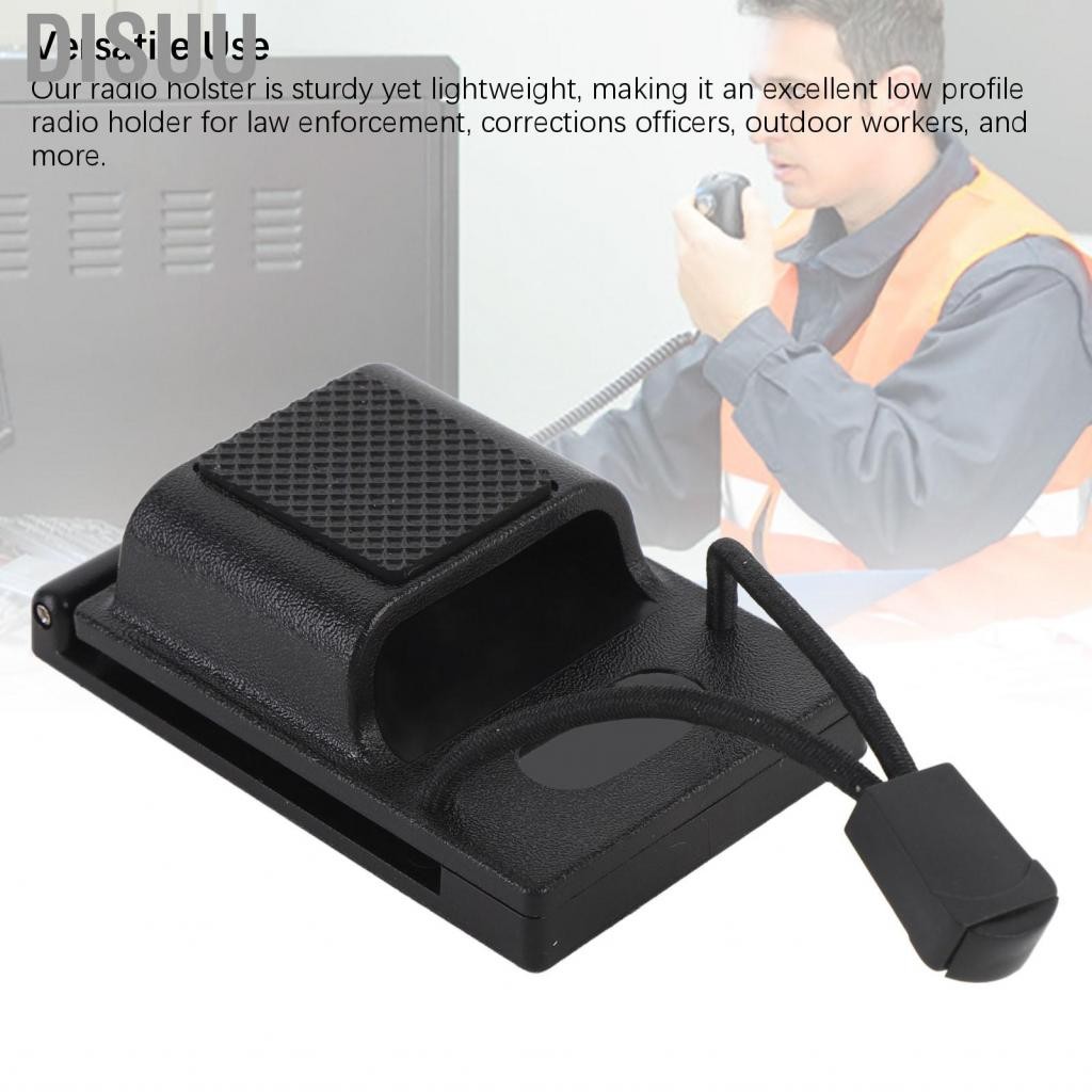 Disuu Gugxiom วิทยุ Holster Universal Case ผู้ถือเข็มขัดสองทาง Heavy Duty กระเป๋าสำหรับ 1.5 นิ้วถึง 2.25 กว้างวิทยุ