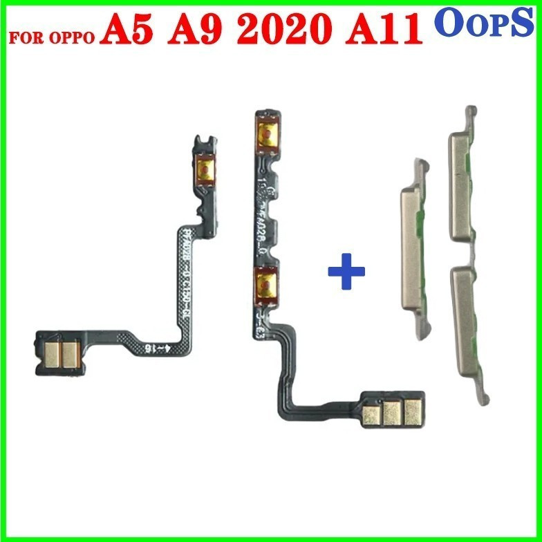 สําหรับ oppo A5 2020 A9 2020 A11 เปิดปุ่มปิด flex volume Up Down ปุ่ม flex สายริบบิ้น - รูปที่ 2
