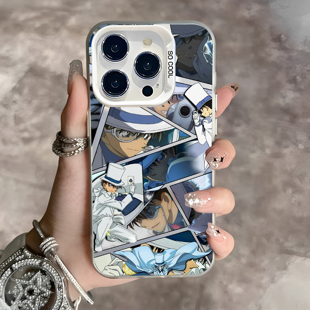 🔥COD🔥เคสโทรศัพท์มือถือนักสืบโคนัน for IPhone 11 12 13 14 15 16 Pro MAX 14 15 Plus XR XS X 7PLUS เคสโทรศัพท์อนิเมะยอดนิยม
