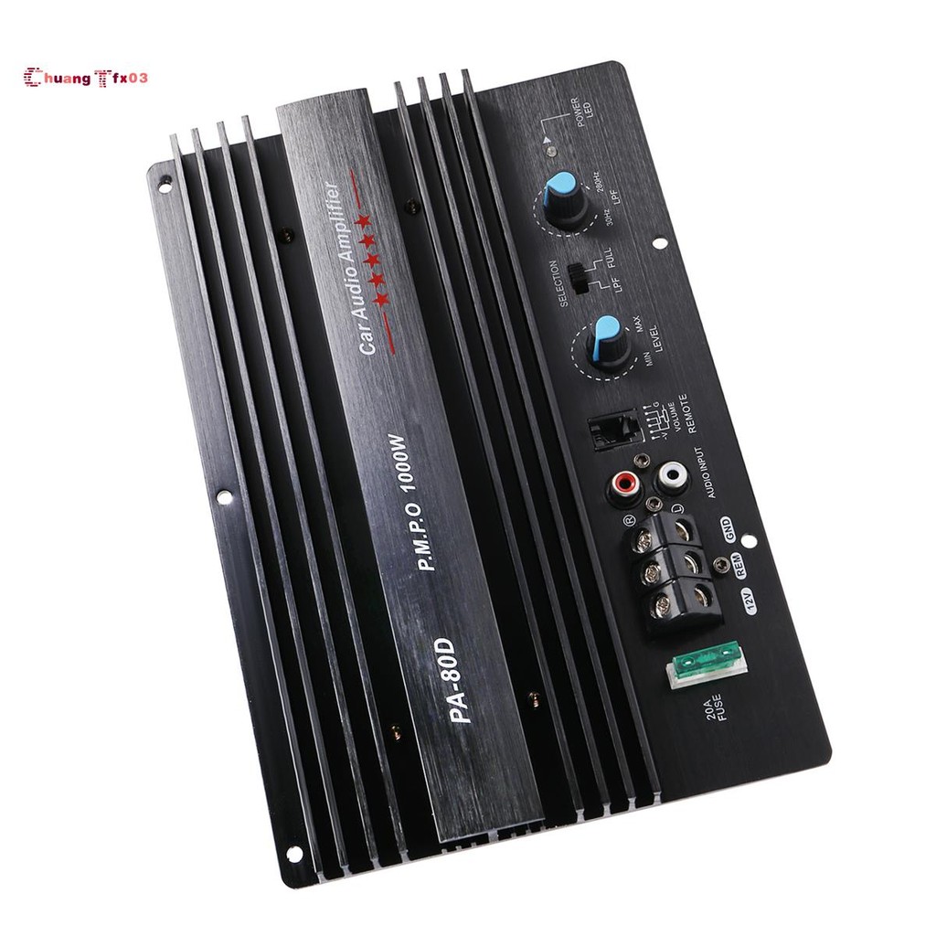Chuangtfx0312V 1000w เครื่องเสียงรถยนต์เครื่องขยายเสียงกําลังสูง Amp Board ซับวูฟเฟอร์ทรงพลัง Bass A