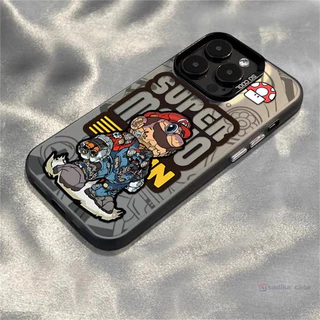 เคสไอโฟน การ์ตูนมาริโอ้ สำหรับ IPhone 11 15 16 13 12 14 Pro Max XR X XS Max 7 8 15 Plus เคส IPhone เคสไอโฟน 13 11 16 15