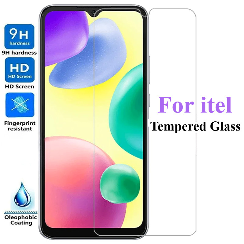 For itel Zeno 10 L6006 สี Pro City 100 Power 70 1-3Pcs HD กระจกนิรภัยสําหรับ itel P65 P55 P40 P38 P3