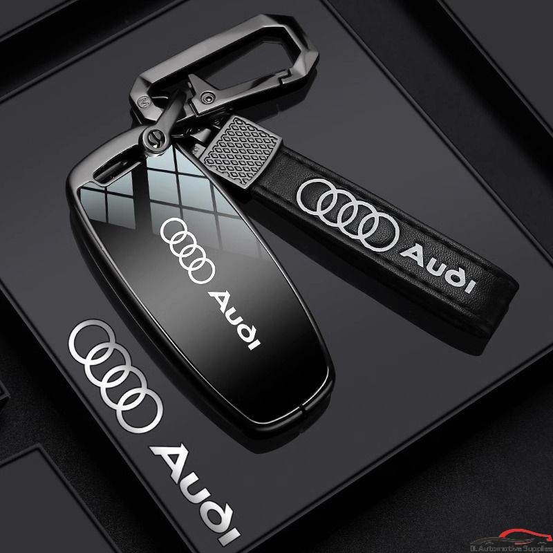 ฝาครอบกุญแจรถโลหะผสมสังกะสี Audi เหมาะสําหรับ Q4/A6/Q7/A3/Q3/A8/A4/Q5/A7
