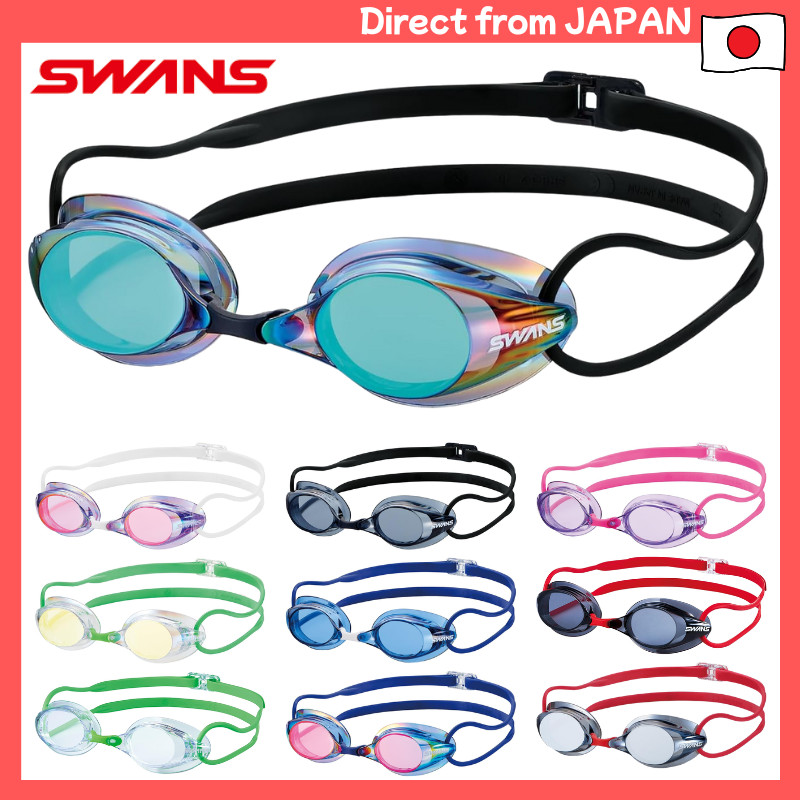 SWANS SR-7 Series Racing Swim Goggles for Ages 12 and Up - Non-Cushion Design
