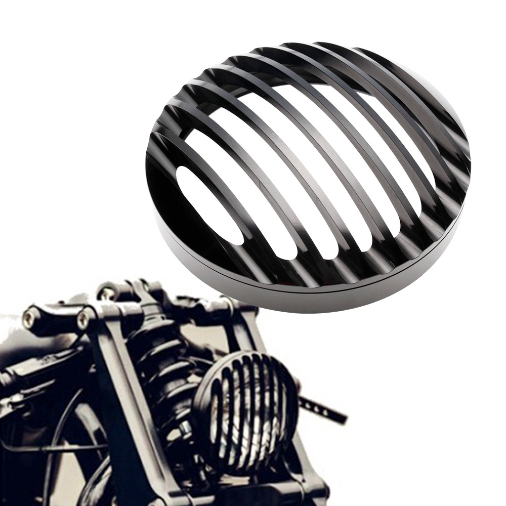 5 3/4" รถจักรยานยนต์อลูมิเนียมด้านหน้าไฟหน้าย่างสําหรับ Harley Sportster Roadster XL1200R XL883 883 