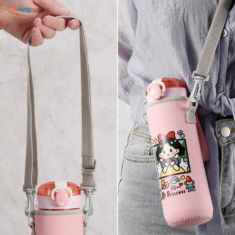 การ์ตูนน่ารักเด็กกระติกน้ําร้อนถ้วยปก, นีโอพรีนสวมทน, ฝาครอบถ้วย ค โรสบอดี, ฉนวนแก้วสากลป้องกันน้ําร้อนลวกถ้วย - รูปที่ 4