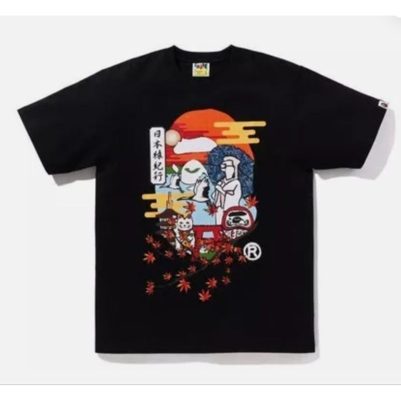 Bape Japan เสื้อยืด By Bathing Ape Head Tee Bape Premium เสื้อยืด Unisex