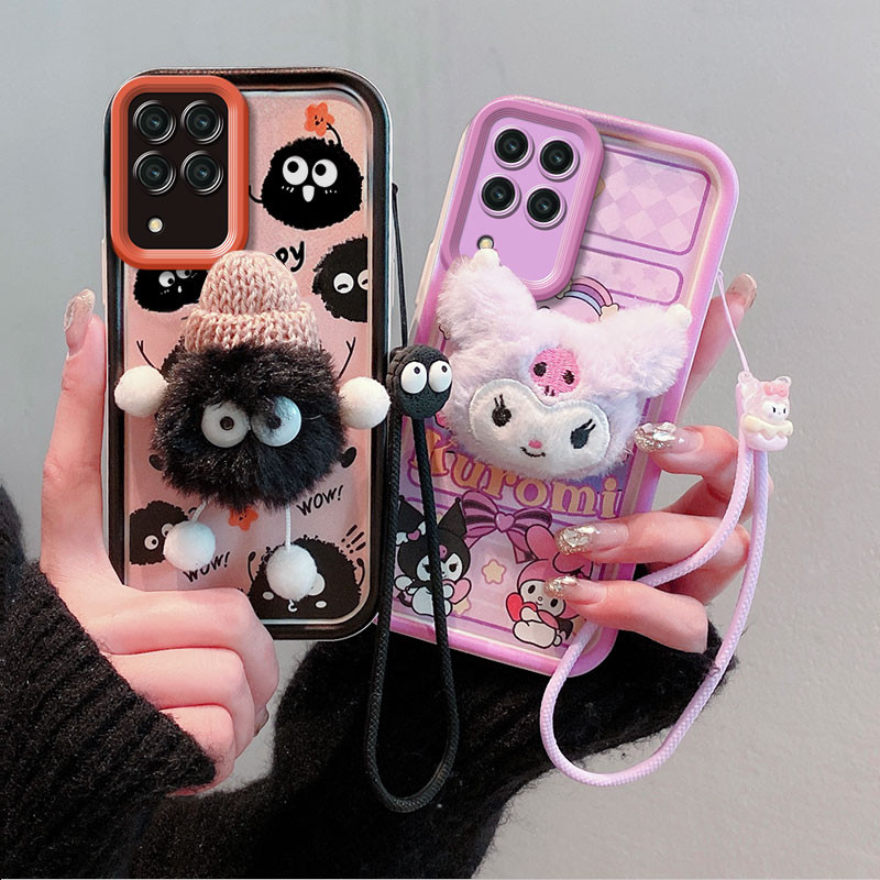 เคส Samsung a12 เคส Samsung m12 เคสโทรศัพท์ตุ๊กตาผ้ากํามะหยี่สําหรับ