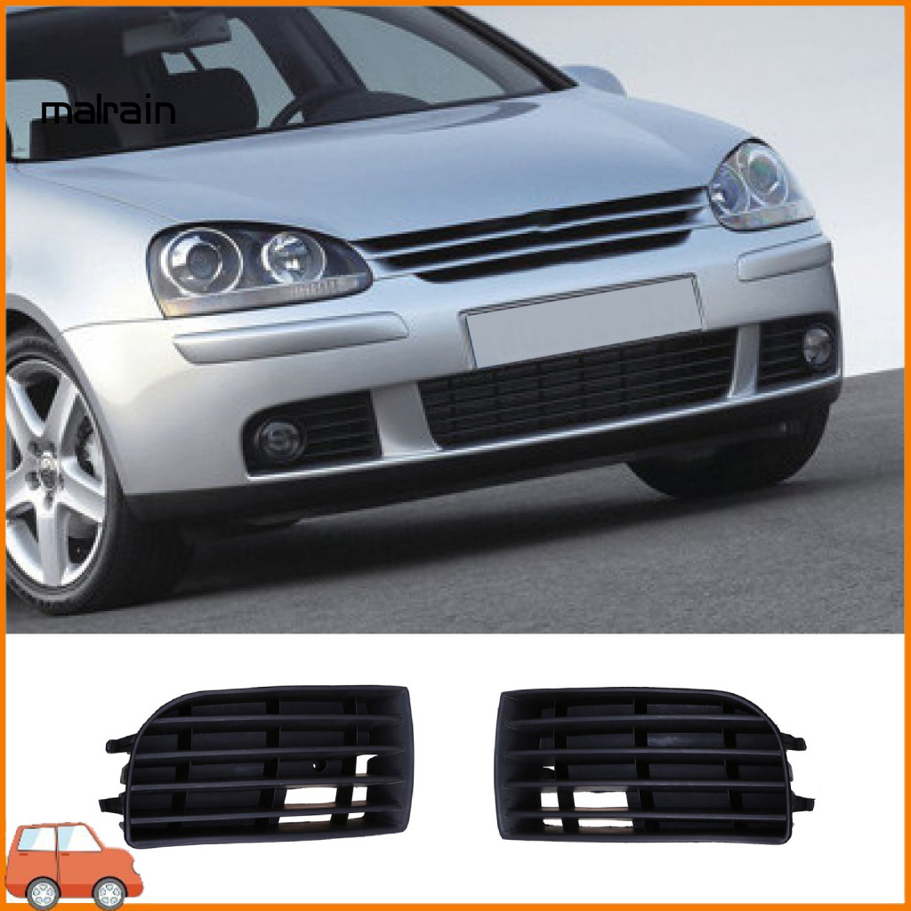 [Ma] ABS กันชนหน้าย่าง L/R Lower Side Grille Cover 1K0 853 765 A/1K0 853 666 สะดวกสําหรับ VW US Golf