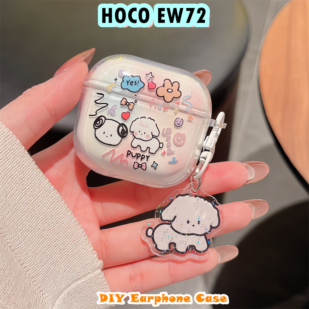 Fast ShipmentFor HOCO EW72 Casing Case Soft Silicone Headphone Case DIY การ์ตูนนวัตกรรม