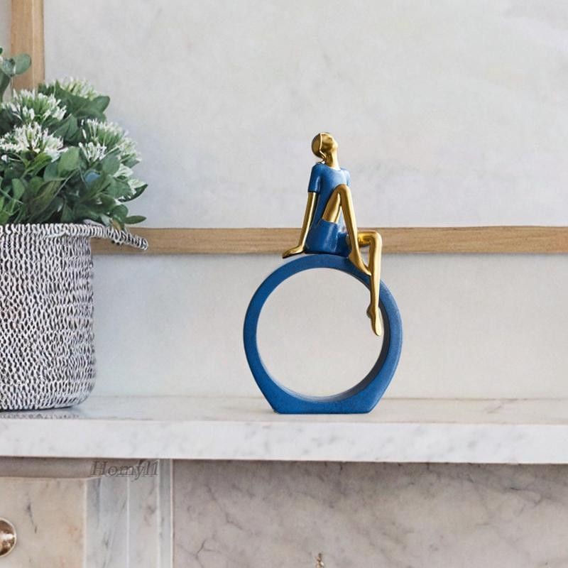 [โฮมิล1] ผู้หญิงรูปปั้นโต๊ะที่ทันสมัยร้านคาเฟ่ห้องทํางานห้องนั่งเล่นหุ่นสาว - รูปที่ 5