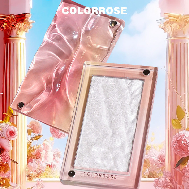 COLORROSE Highlight Water Ripple Highlighter เพิ่มใบหน้าและกระจ่างใส Pearl Glow