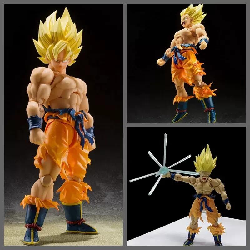ในสต็อก Anime Dragon Ball Z Shf Son Goku Legendary Sh Figuarts Super Saiyan Action Figure ของเล่นของขวัญคอลเลกชันหุ่น