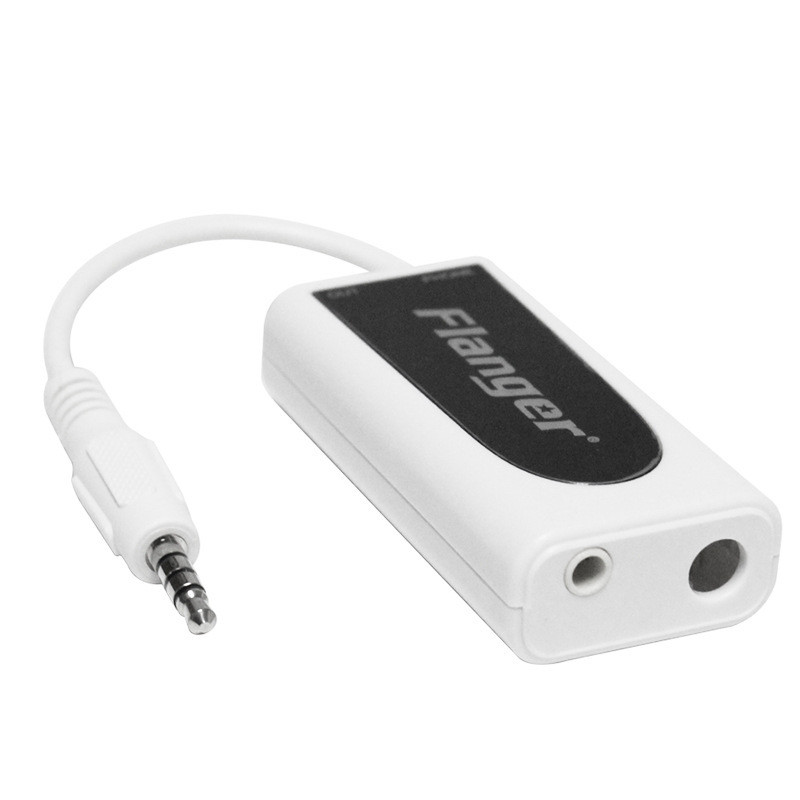 Flanger FC-21 Guitar Connector Converter Electric Guitar Bass Mobile Phone Tablet Adapter Compatible