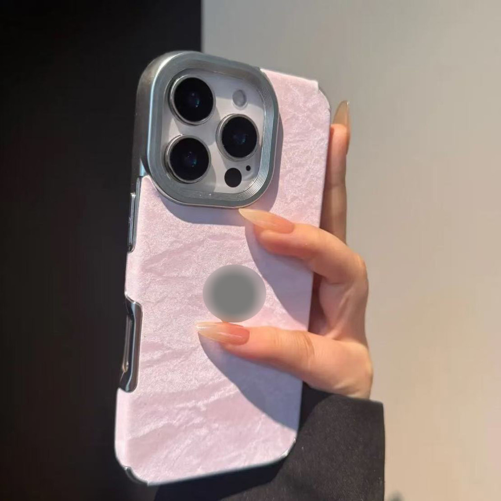 Matte Electroplated Snow Velvet เคสโทรศัพท์นุ่มพร้อมโลโก้สําหรับ IPhone 14 15 11 14 13 12 16 Pro Max กันกระแทกปกหลัง ราคา ถูกที่สุด ดีลบีเคเค แกลเลอรีภาพที่ 5