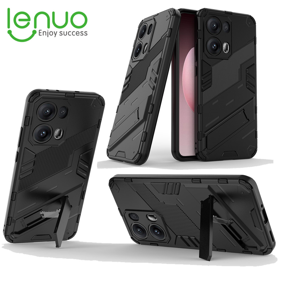 Lenuo พร้อมขาตั้งเคสโทรศัพท์สําหรับ OPPO Reno 13 12 11 Pro 11F F 5G ออปโป้ Case ปลอกแม่เหล็กกันกระแทกป้องกัน Griptok ฝาครอบ