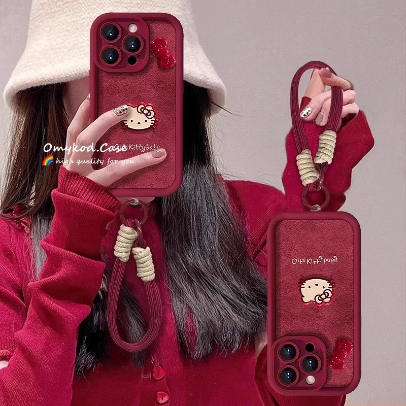ปลอกสําหรับoppo A79 A60 A38 A18 A58 A3X A17 A17k A78 A57 A5s A76 A96 A16 A16s A15 A15s A16k A77s A7 A3Dตุ๊กตาห้อยไวน์น่ารักเคสเคสโทรศัพท์