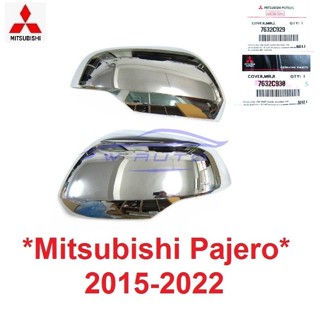 รุ่นมีไฟเลี้ยว แท้💯% ฝาครอบกระจกมองข้าง Mitsubishi Pajero Sp…