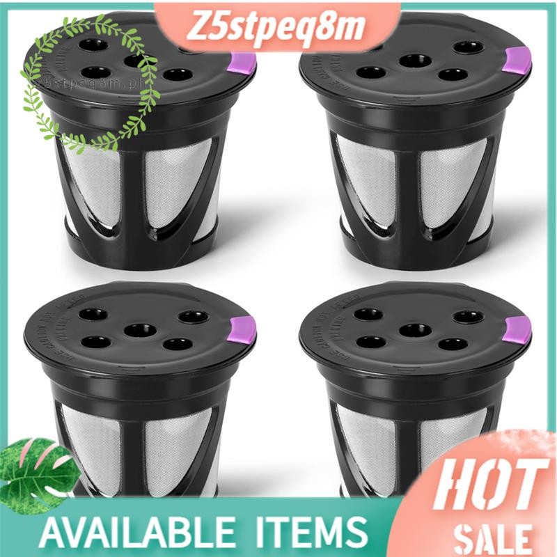 ถ้วย K นํากลับมาใช้ใหม่ได้สําหรับ Keurig, 4 แพ็ค Universal รีฟิล K CUP ตัวกรองกาแฟ, สําหรับ Keurig S