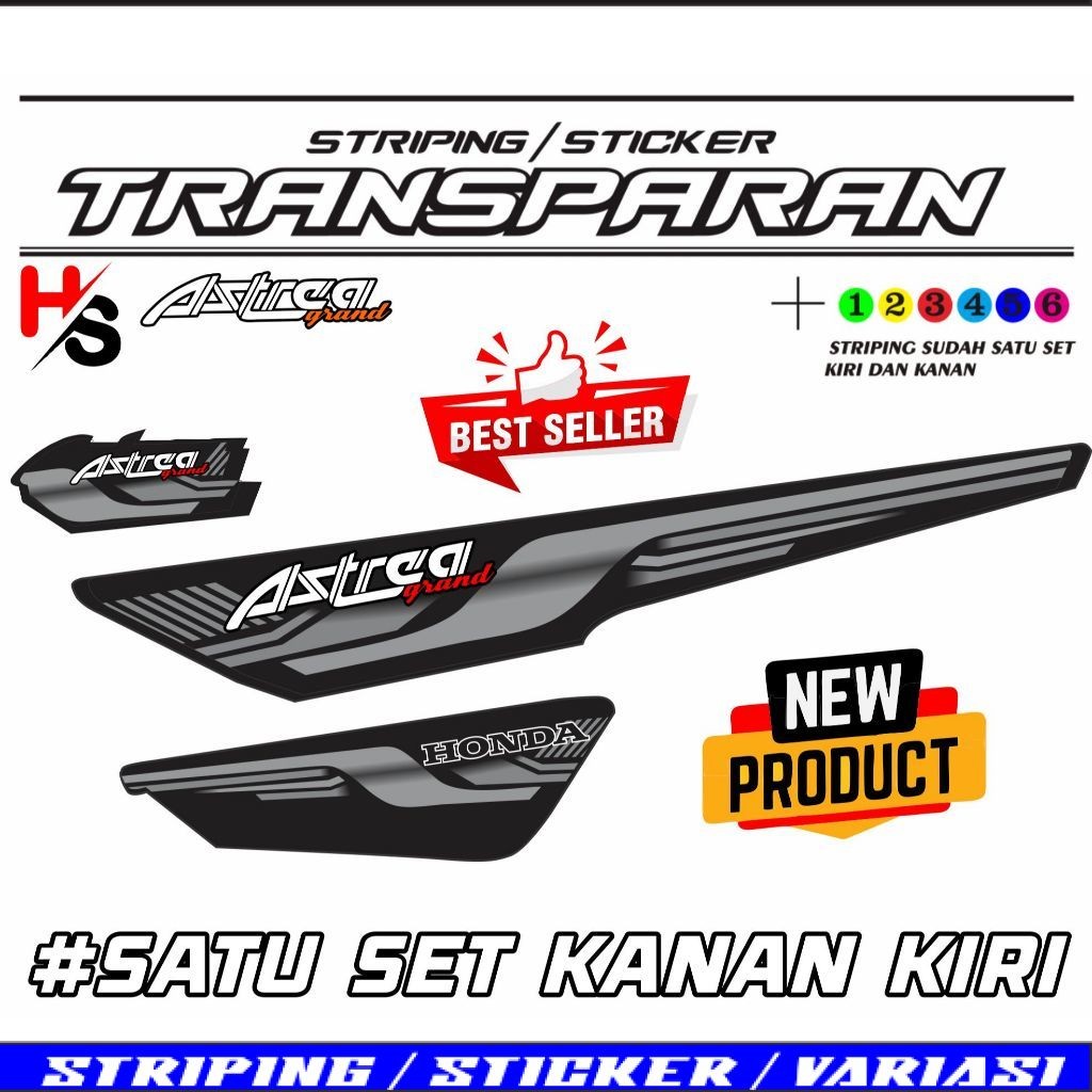 แถบสะท้อนแสง UV TRANSPARING AVENTEA MOTIP ใหม่ R44 Striping LIST