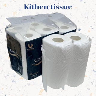 พร้อมส่งในไทย กระดาษทิชชู่ แบบม้วน ของใช้ในบ้าน ของใช้ในครัว 1 หิ้ว 4 ม้วน ทิชชู่ซับน้ำมัน BIG-COOK