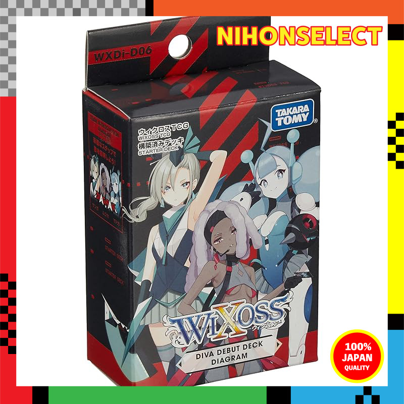 WIXOSS WXDi-D06 TCG Preconstructed Deck DIVA DEBUT DECK DIAGRAM